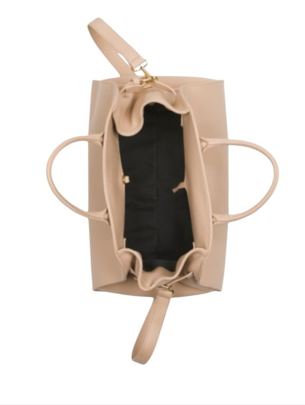 Blush Leather Satchel Bag - Picture 3 of 7